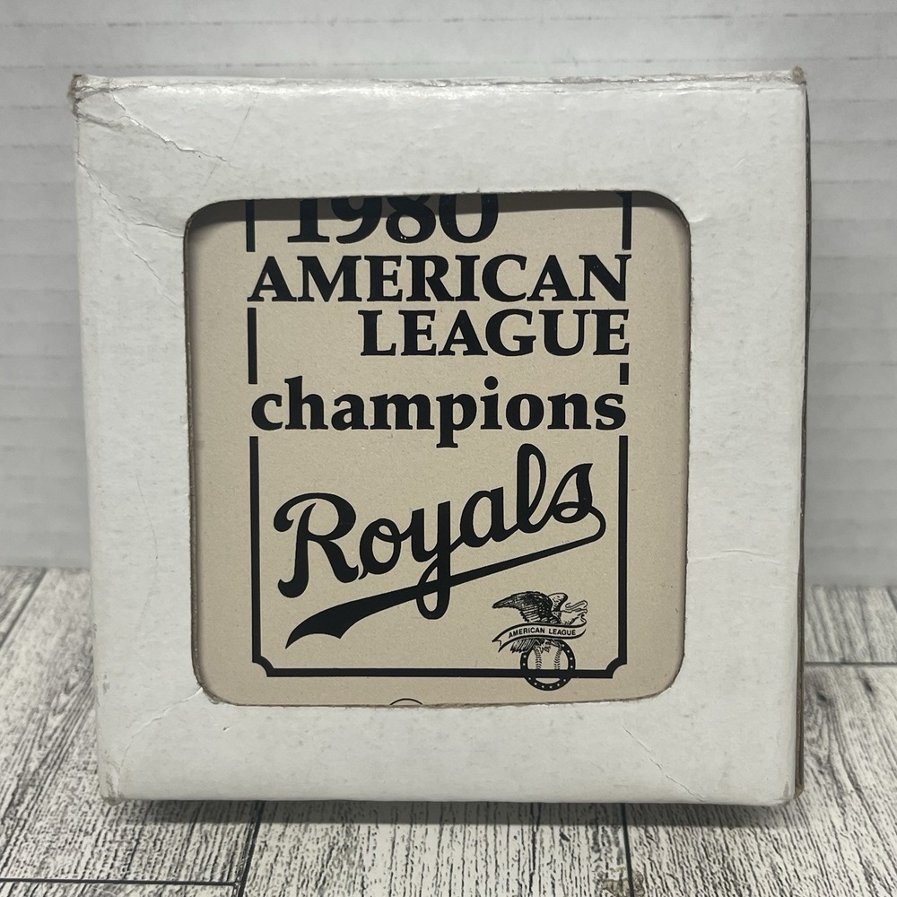 Kansas City Royals 1980 American League Champions Coasters,Set of 4 (2010)